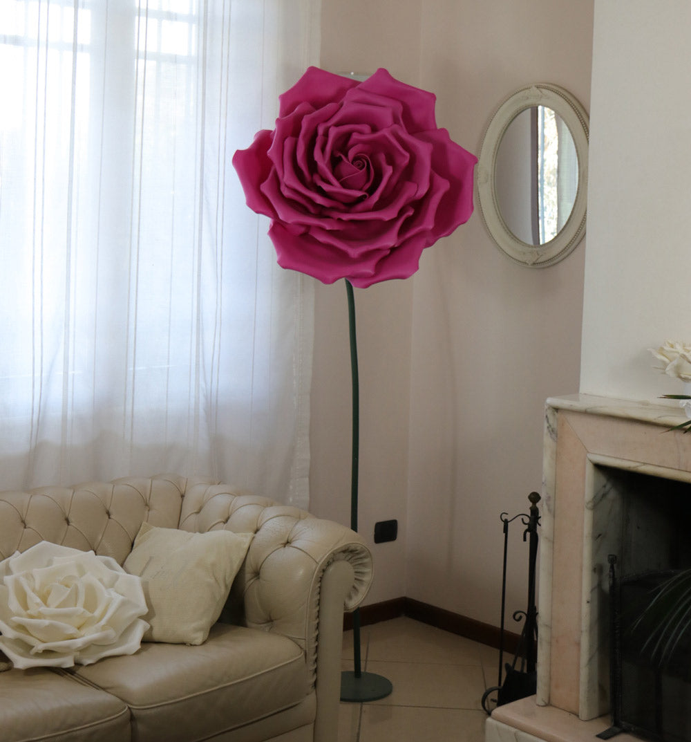 Rosa su stelo autoportante - Singola