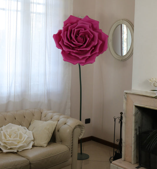 Rosa su stelo autoportante - Singola